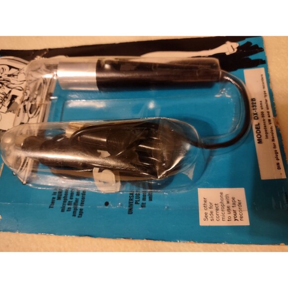 Vintage Mura DX-132b 500 Ohms Dynamic Microphone In Original Package - Picture 4 of 5